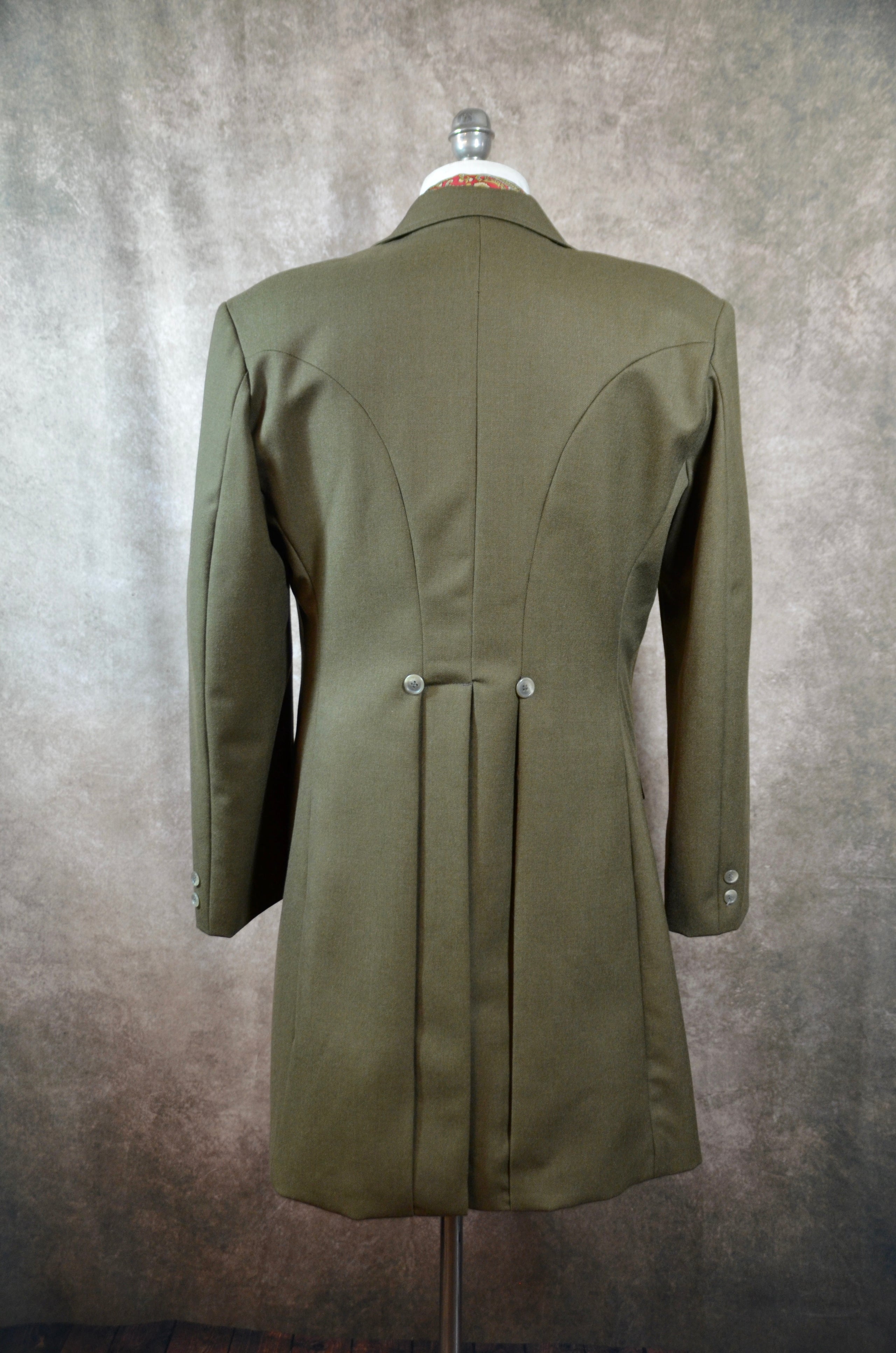 Men s Frock Coat Olive Green 619 Frontier by Lawrence Scott