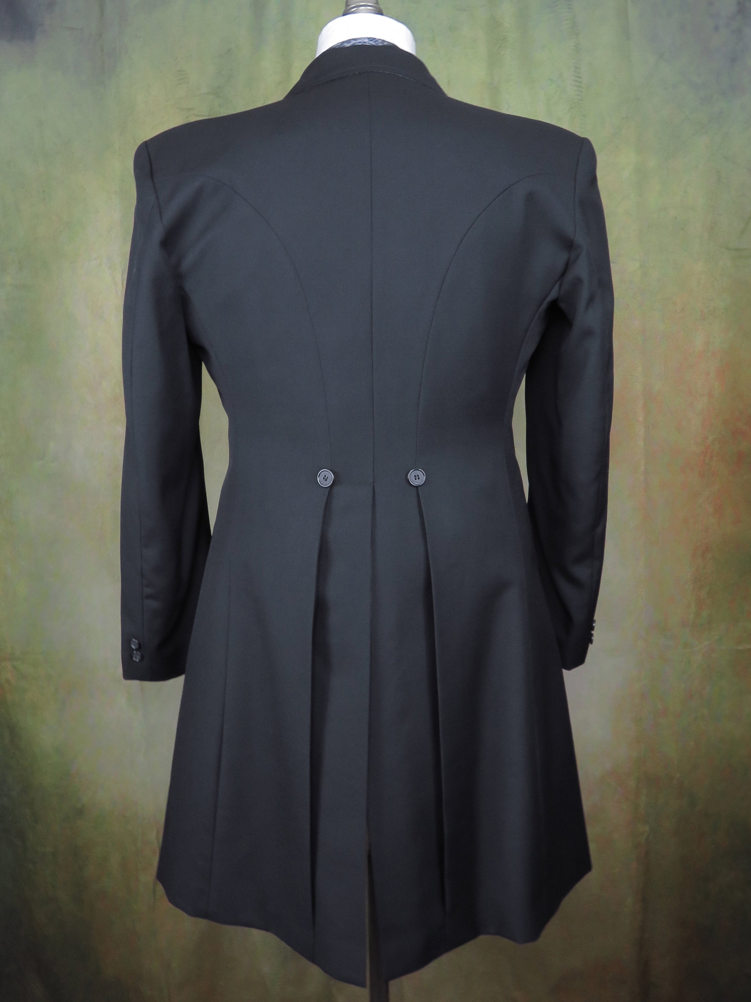 Mens black clearance western frock coat