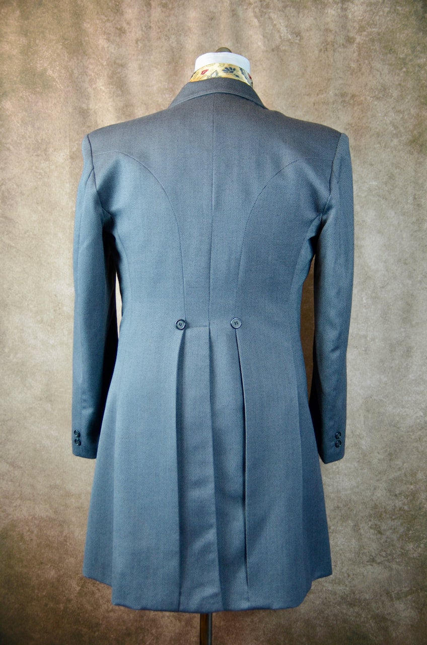 Blue frock outlet coat