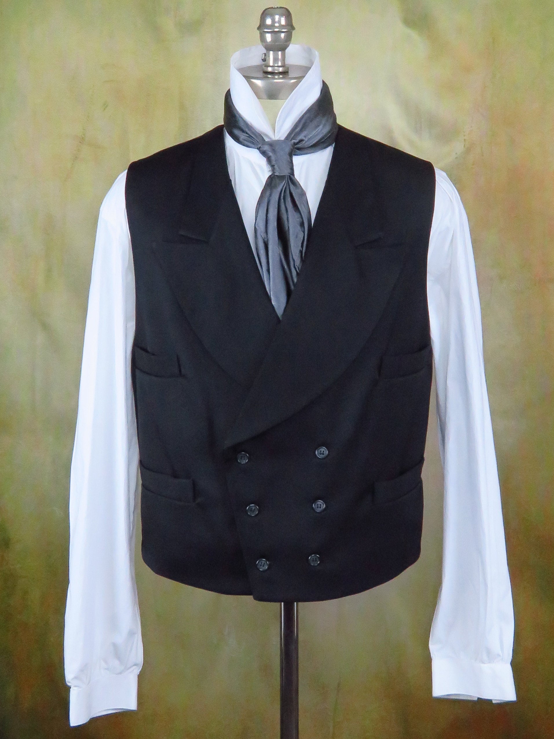 Victorian double breasted outlet waistcoat